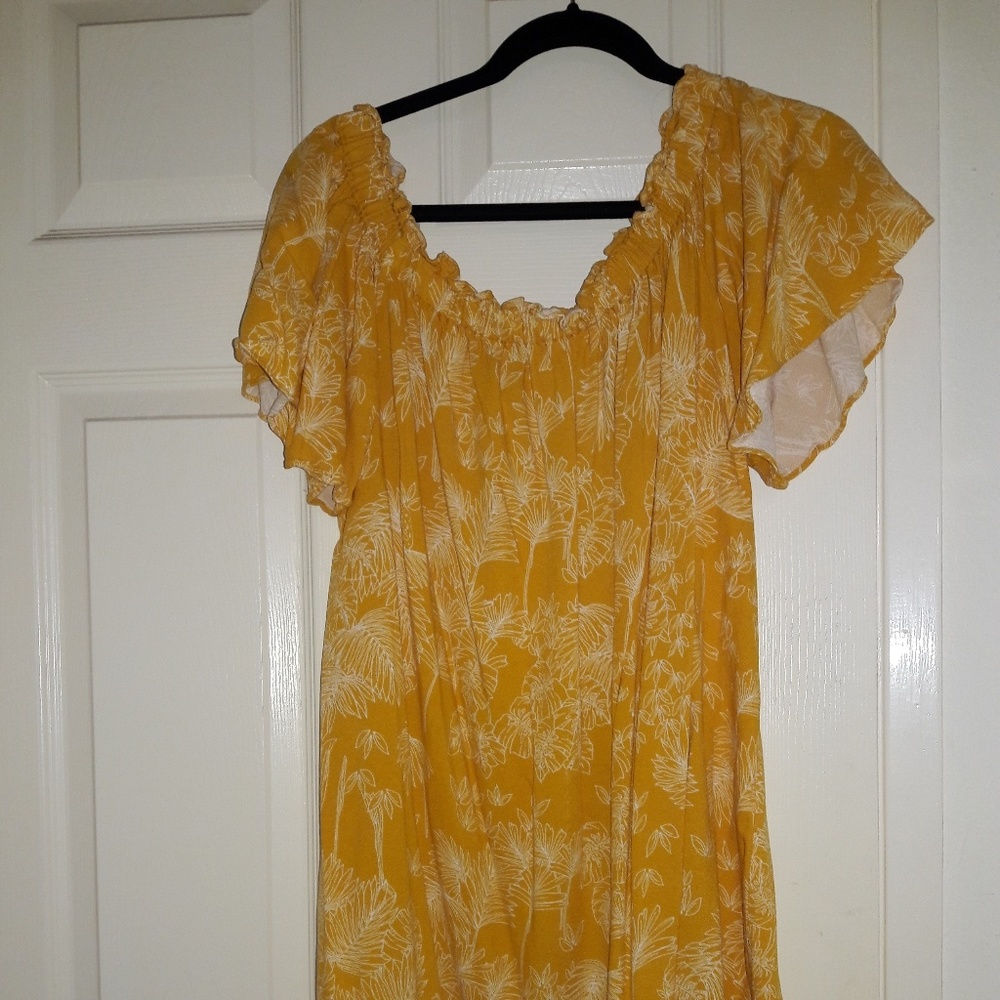 Yellow Flower Dress